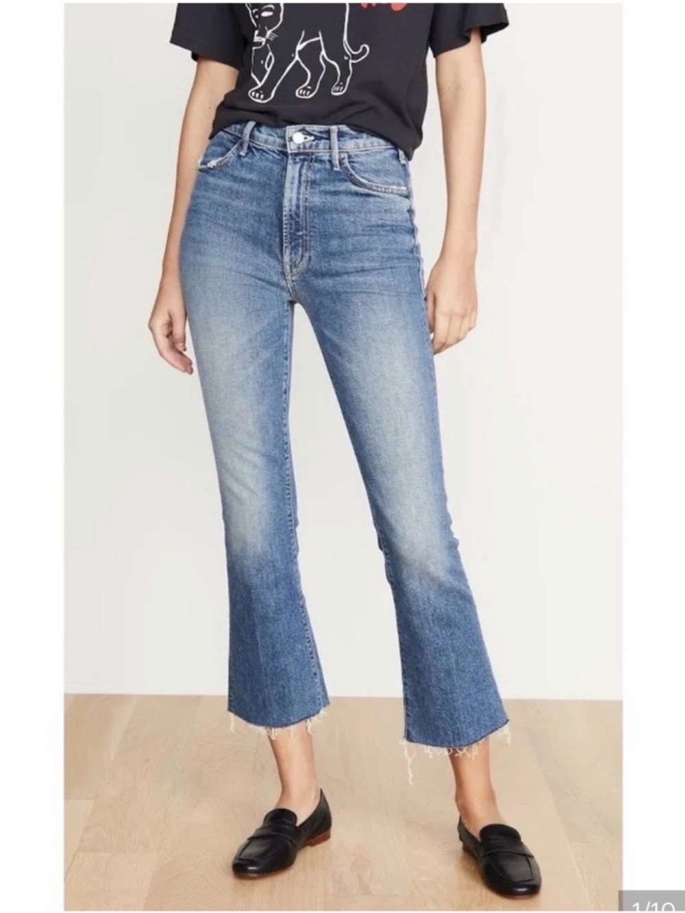 Mother Superior The Hustler Ankle Fray We All Scream Jeans Size 25